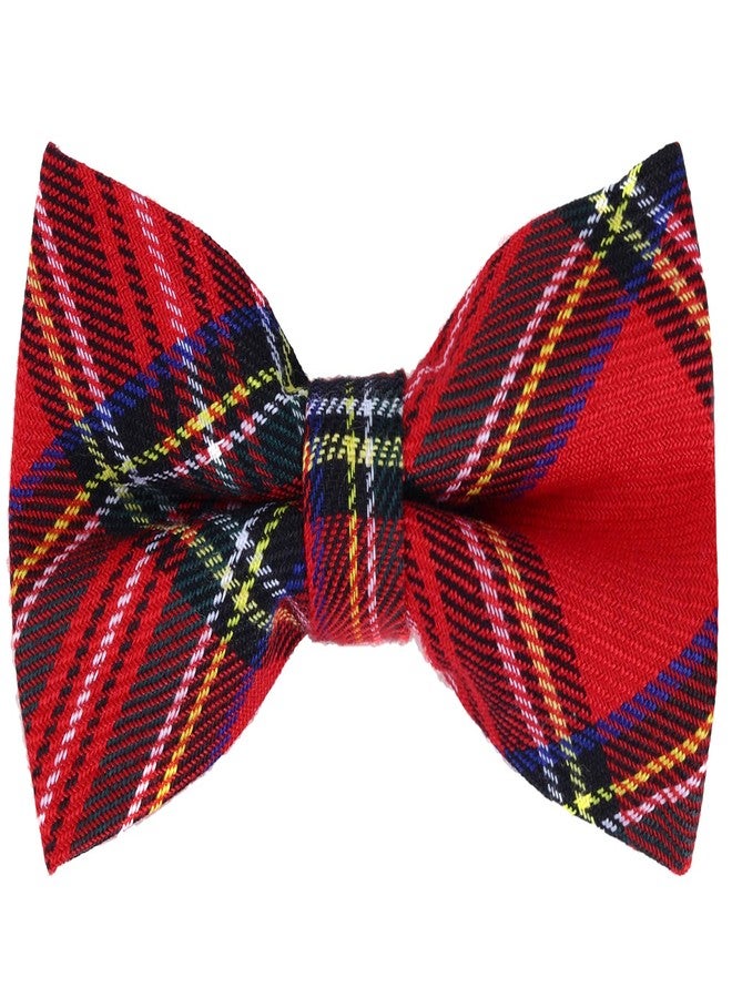 Man of Men - Red Bow Tie - Plaid Bow Ties for Men - Bowties Men - Image 1